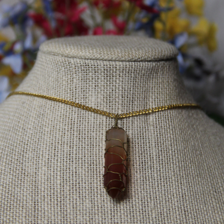Crystal Point Healing Pendant Necklaces