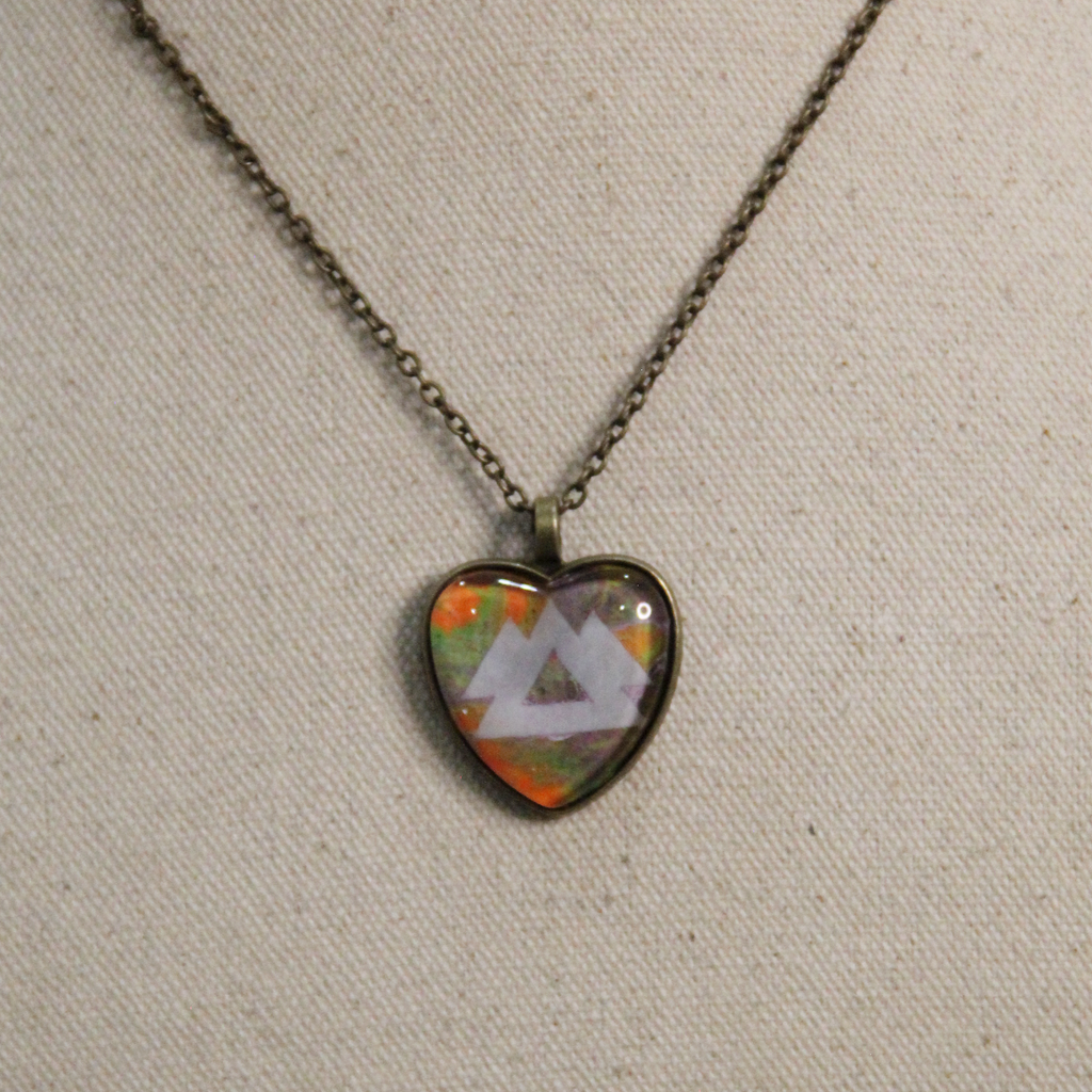 WAKAAN Abstract Pour Painting Resin Pendants