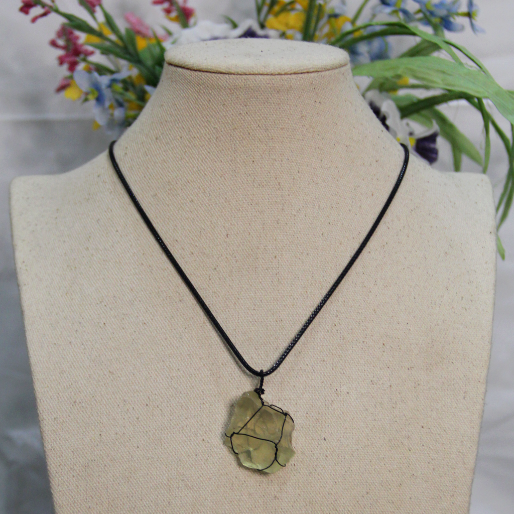 Sunny Aura Hand Wrapped Citrine Pendant