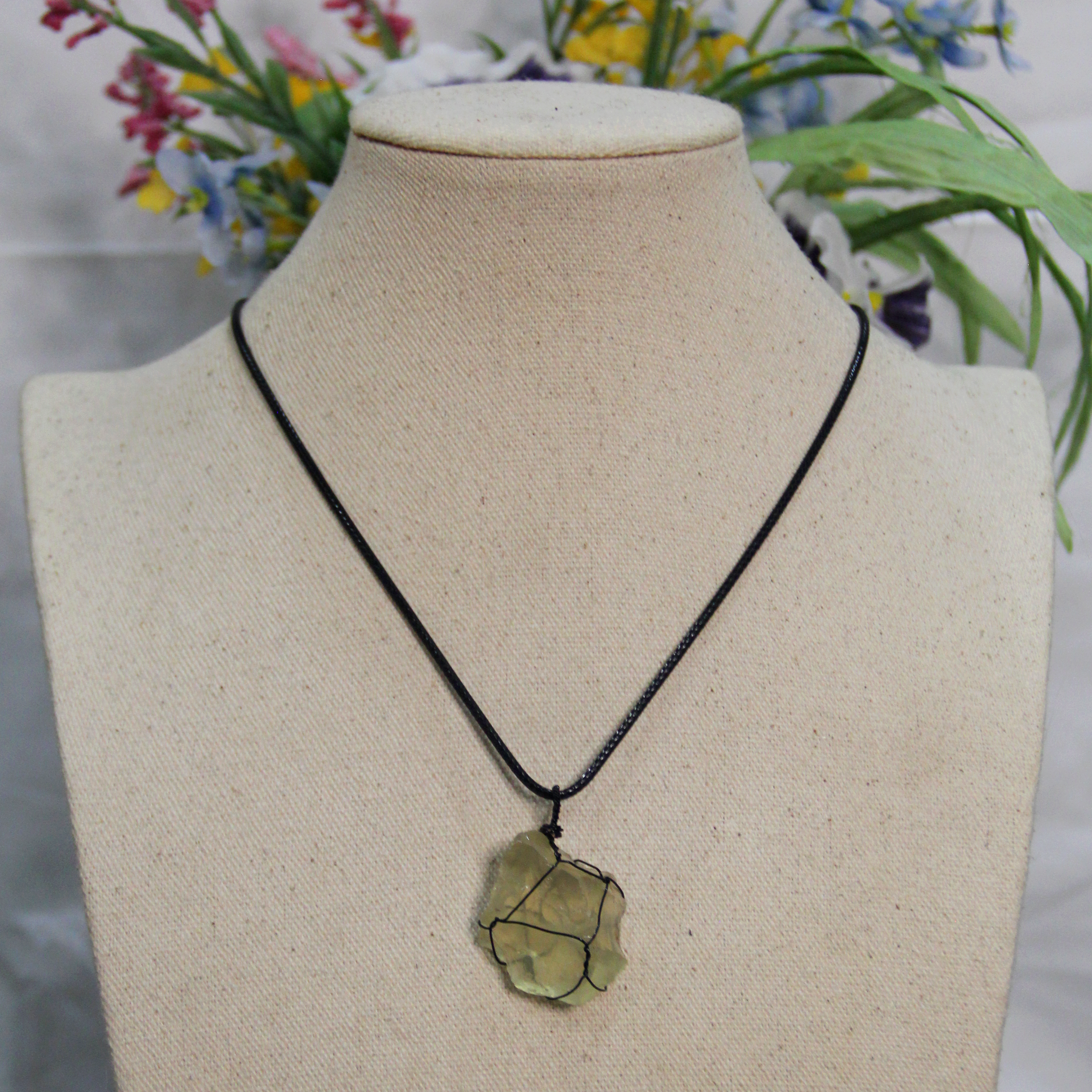 Sunny Aura Hand Wrapped Citrine Pendant
