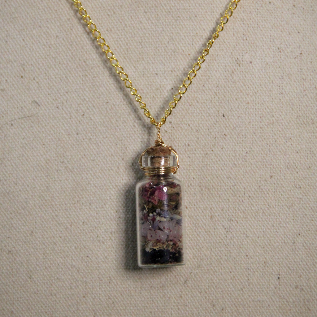 Self-Love Spell Jar Pendant (SMALL)