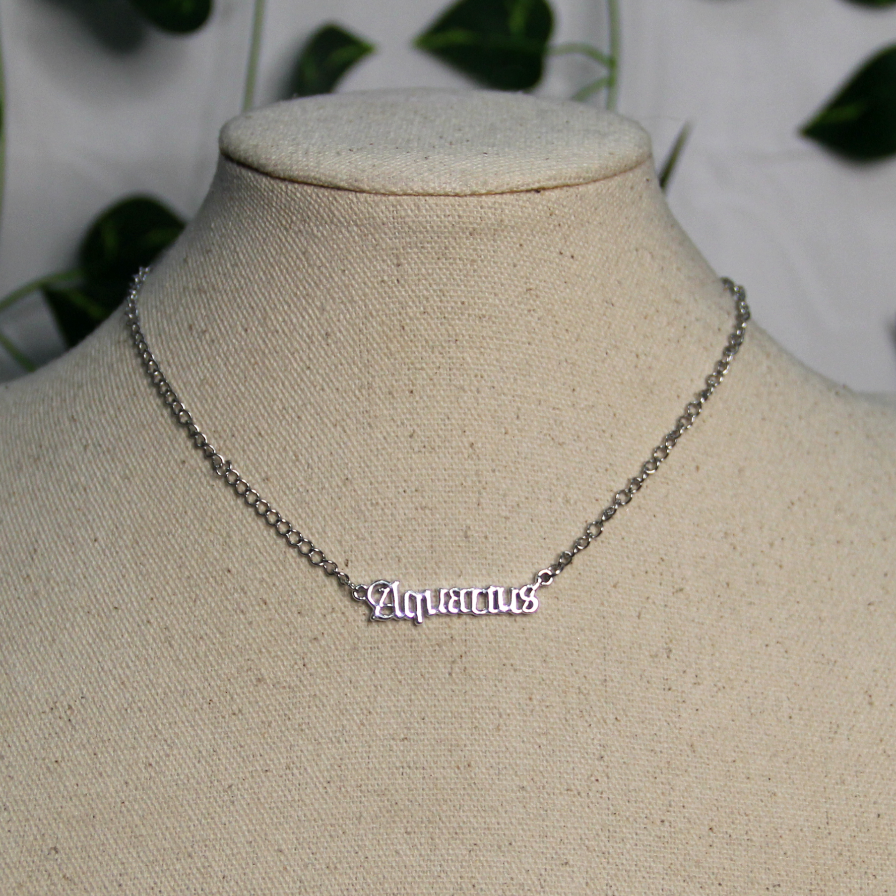 Celestial Charm Zodiac Choker Necklaces