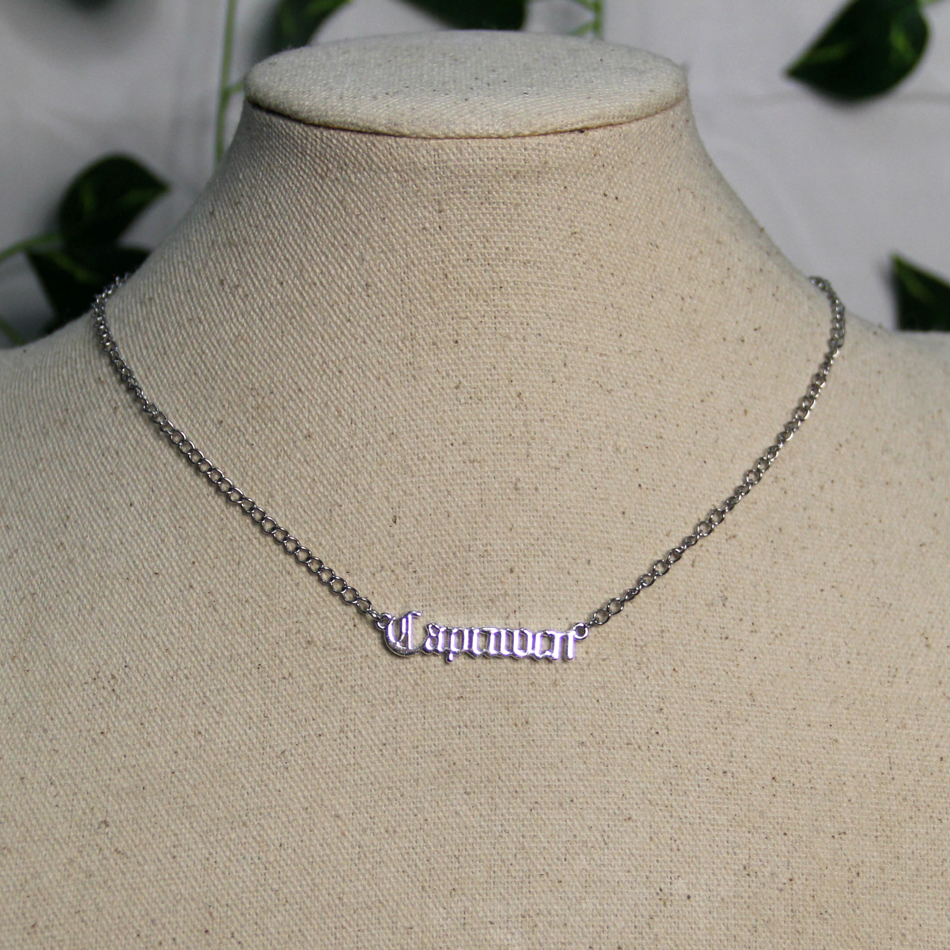 Celestial Charm Zodiac Choker Necklaces
