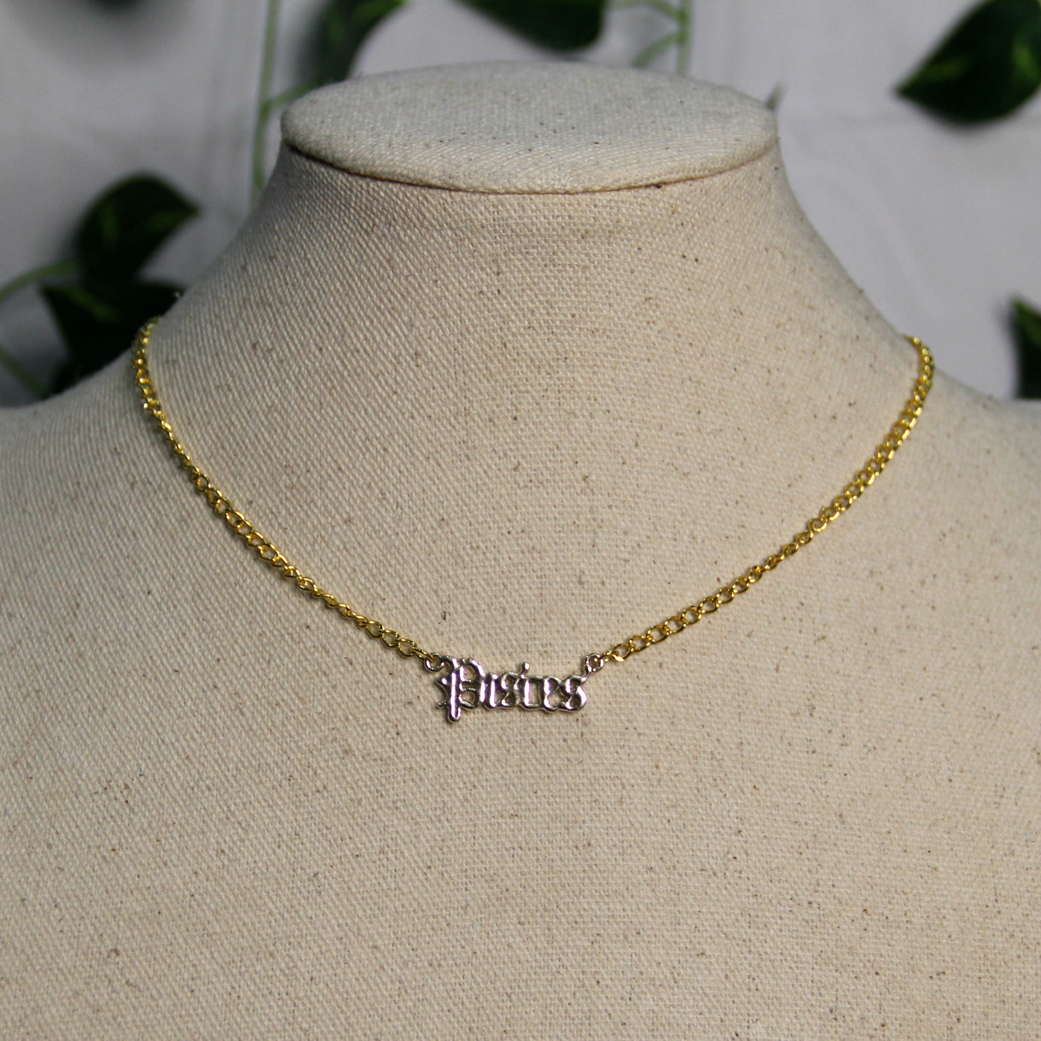 Celestial Charm Zodiac Choker Necklaces