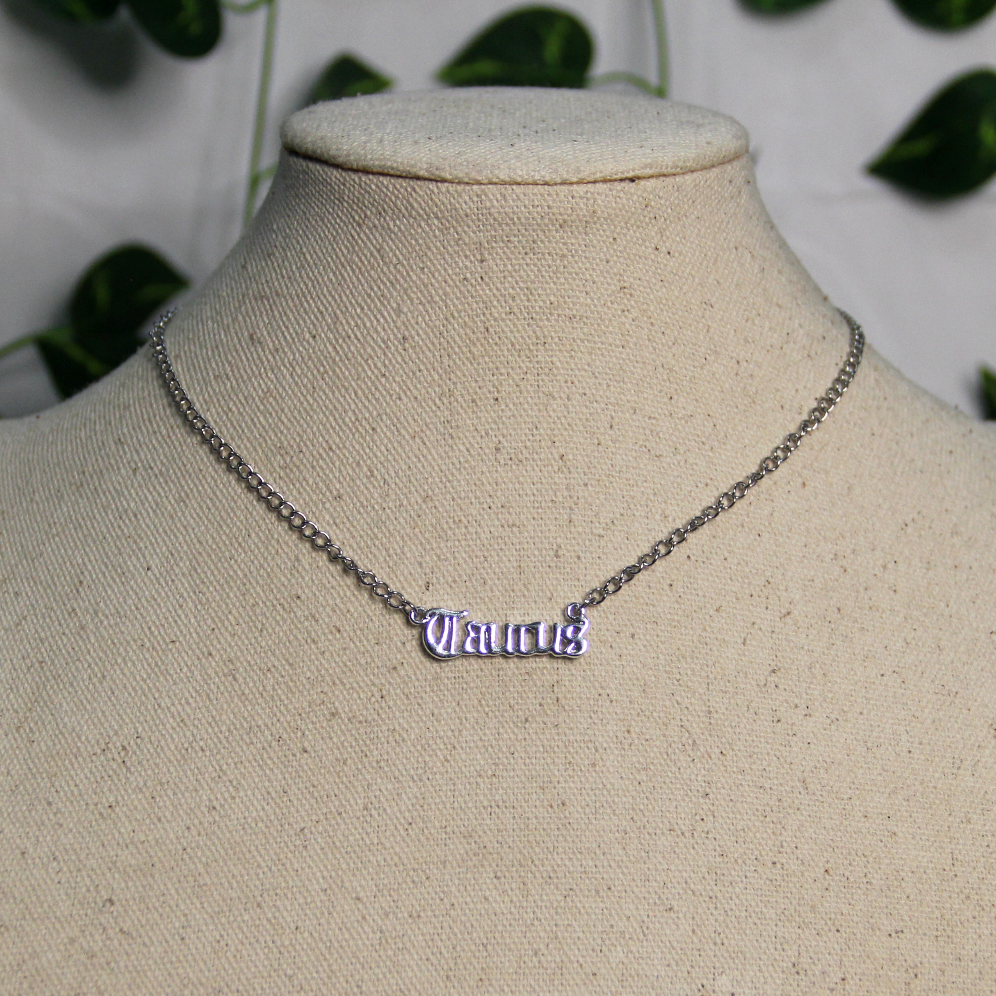 Celestial Charm Zodiac Choker Necklaces