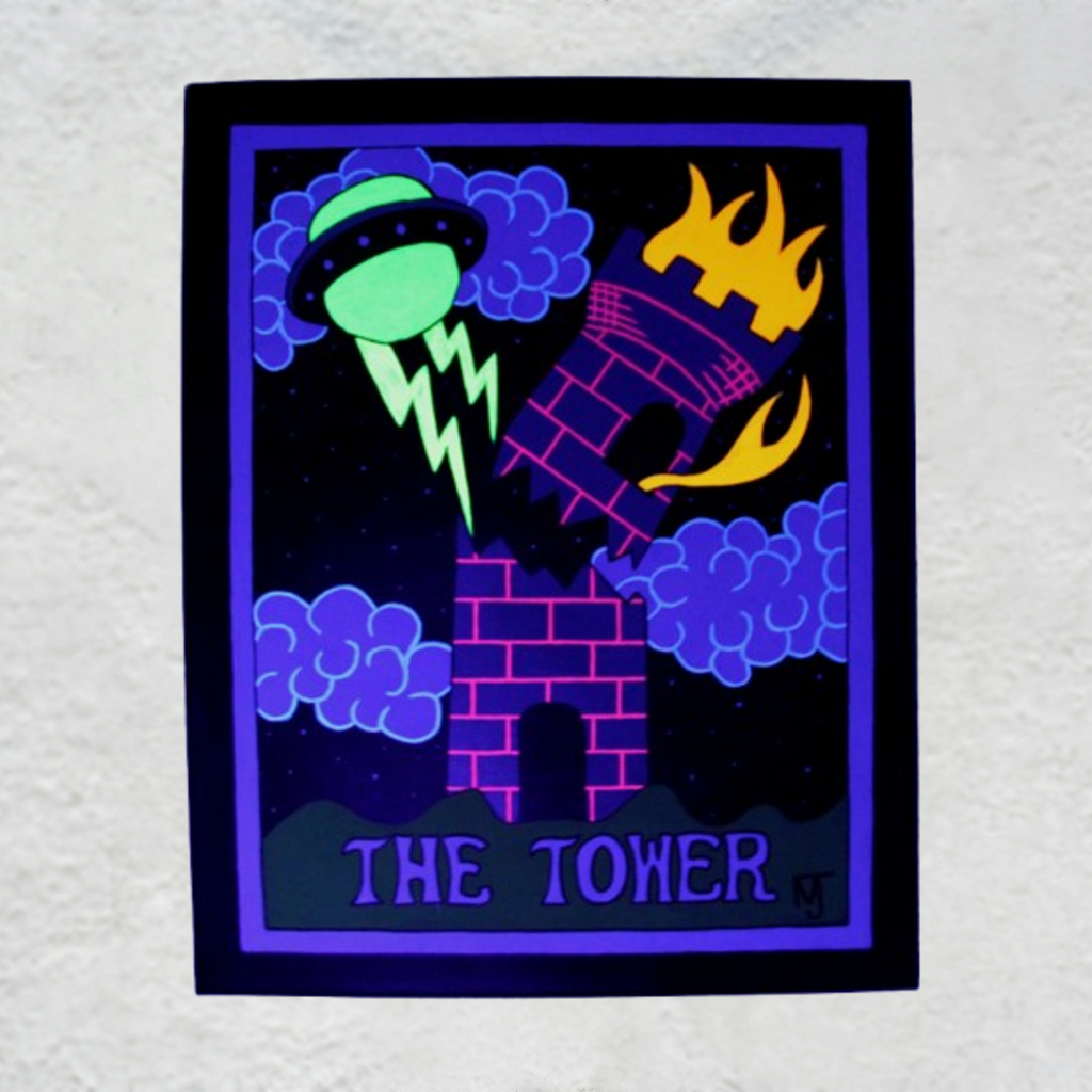 Tarot Painting Series: XVI The Tower