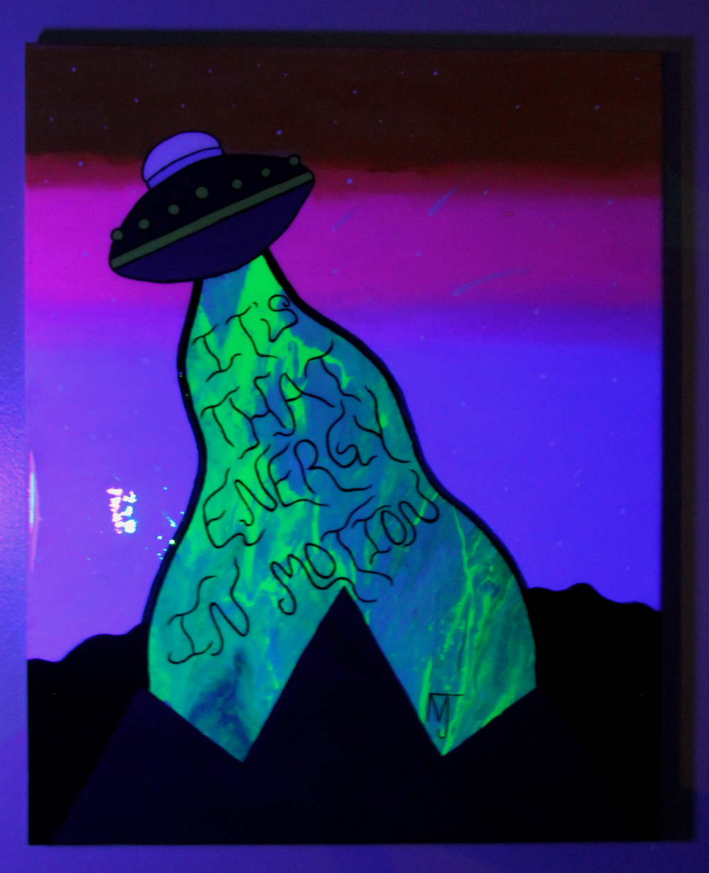 Potions Blacklight Reactive Painting