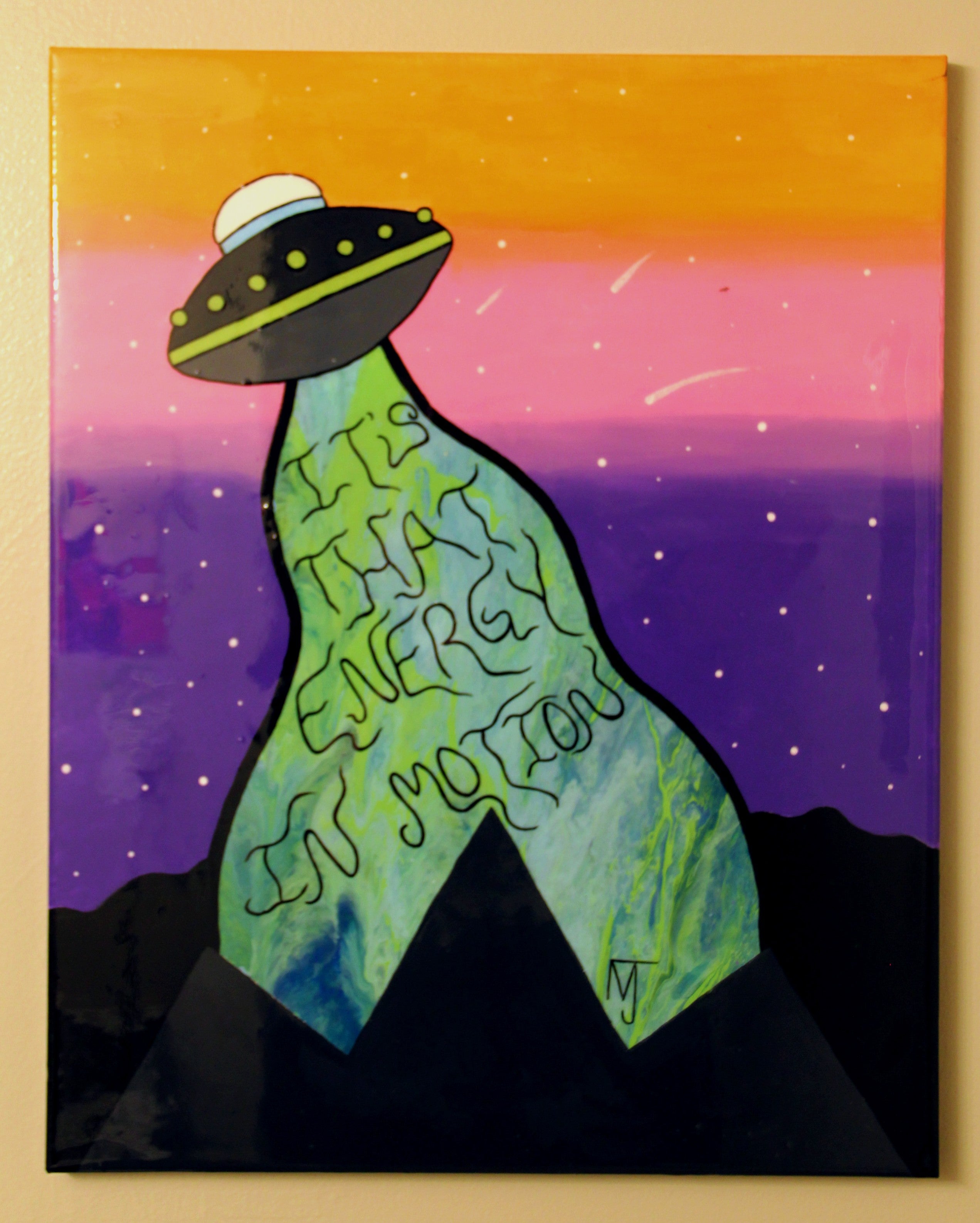 Potions Blacklight Reactive Painting